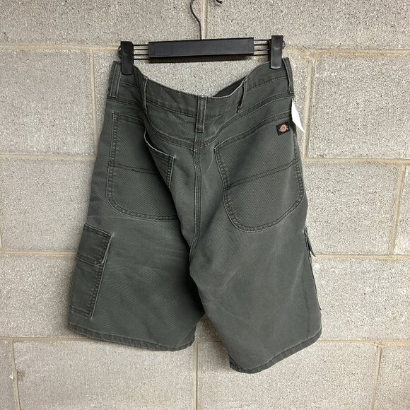 Dickies Vintage Khaki Workwear Jorts Size 34 Relaxed Fit - Picture 1 of 3